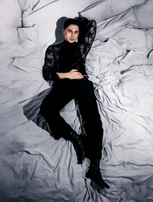 Elizabeth Lotz (Liz Lotz) art director fashion storyteller artist 'Confined Metamorphosis' editorial with David Chaliashvili