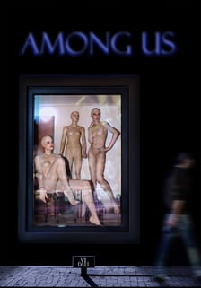Elizabeth Lotz (Liz Lotz) art director fashion storyteller artist AI-inspired campaign photoshoot featuring models and manneq