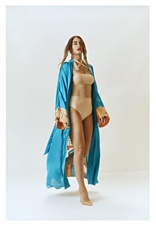 Elizabeth Lotz (Liz Lotz) art director Dubai fashion swimsuit classy woman artist fashion shoot model studio