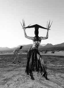 Elizabeth Lotz (Liz Lotz) art director fashion storyteller artist high fashion editorial inspired by Salvador Dali for fashio