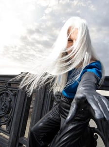 Elizabeth Lotz (Liz Lotz) art director fashion silver model photoshoot stylist Tbilisi Elene Tchanishvili