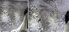 Elizabeth Lotz (Liz Lotz) art director fashion white paper artist paper butterfly installation shop window display design