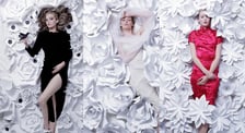Elizabeth Lotz (Liz Lotz) art director fashion prop design artist paper flower installation model backdrop design
