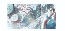 Elizabeth Lotz (Liz Lotz) art director storyteller artist paper flower installation props headpieces Koco Bino