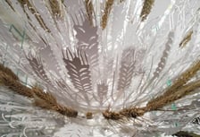 Elizabeth Lotz (Liz Lotz) art director fashion storyteller artist paper installation featuring barley design for South Africa
