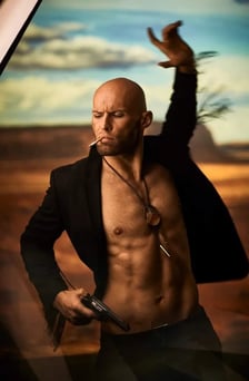 Elizabeth Lotz (Liz Lotz) art director fashion storyteller artist western photoshoot male cowboy model Nicolaas Swart