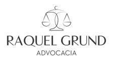 a logo for a law firm called Raquel Grund