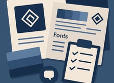 Professional brand identity kit example - logo, colors, fonts - Shapphire Sync