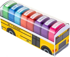 Teacher Stamps - Self Inking Motivational Encouraging and Colorful Set for School Classroom and Home