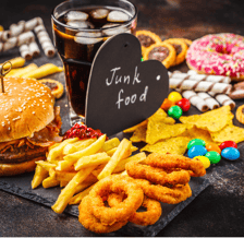 Exemplos de junk foods