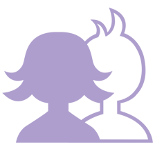 Silhouette of a man and woman - Let SquareKey help you find your customers