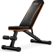 Lusper Weight Bench for Home Gym, Adjustable and Foldable 700LB/800LB Weight Bench, Multi-Purpose Wo