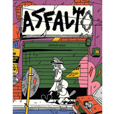 Portada de la novela gráfica Asfalto.