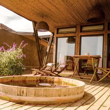 Cabaña en Pichilemu con tinaja