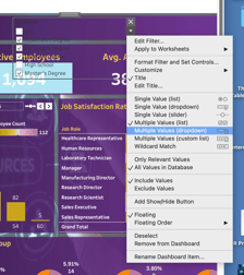 Tableau interactive dashboard project