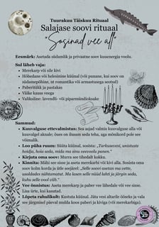 Tuurakuu Täiskuu Rituaal Salajase Soovi Rituaal Soul Sisters Tarot