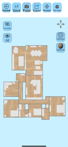 Floor Plan Scanner App to scan your rooms and floor plan easy with your mobile device.