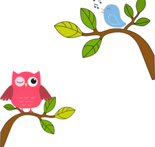 parole comptine coucou le hibou