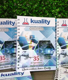 Caderno personalizado com logo