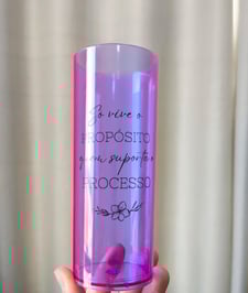 copo acrílico long drink brinde logo