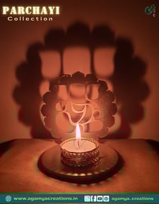 Ganesha Shadow Diya