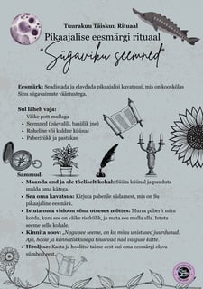 Tuurakuu Rituaal Pikaajalise eesmärgi rituaal Soul Sisters Tarot