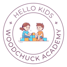 Hello Kids Woodchuck Academy logo