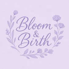 bloom and birth by Sara Jane logo