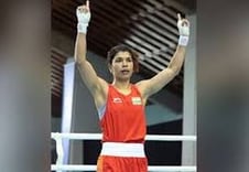 Nikhat Zareen victorious
