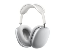 a pair of apple headphones with a white headphones