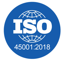 ISO 45001:2018 certification for workplace health and safety at MTG Acoustics.