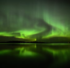 AUrores boréales - îles Lofoten