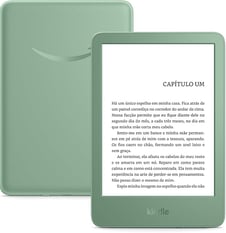 Novo Kindle (16 GB - modelo 2024) - Leve e compacto, com tela antirreflexo.