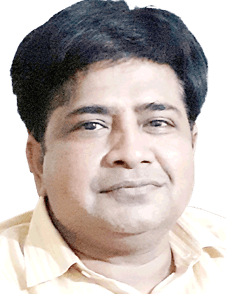 prashant srivastava with a beard and a tie on his neck