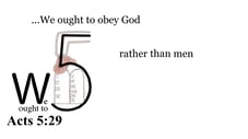 Acts 5:29 Say it slow