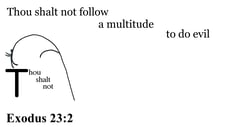 Exodus 23:2 Say it slow