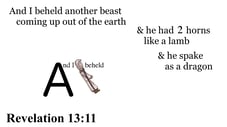 Revelation 13:11 Say it slow