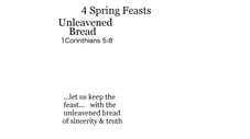 1 Corinthians 5:8 You should see