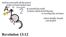 Revelation 13:12 Say it slow