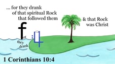 1 Corinthians 10:4 Say it slow