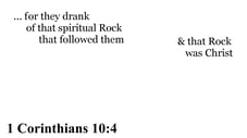 1 Corinthians 10:4 You should see