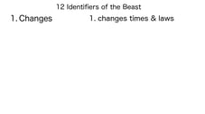 12 Identifiers of the Beast You should see