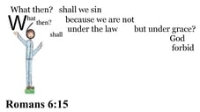 Romans 6:15 Say it slow
