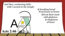 Acts 2:46 Say it slow