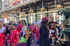 2024 Krewe of Cork - Street Party at Court of the Two Sisters on Royal Street