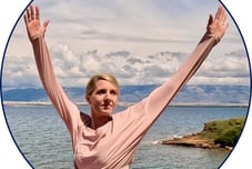 Profilbild von mir beim Yoga