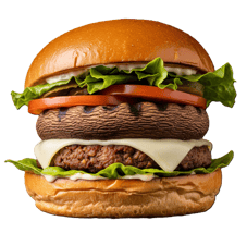 Mushroom Burger from PremiYum Foods!