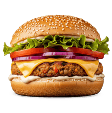 Veg Cheese Burger from PremiYum Foods!