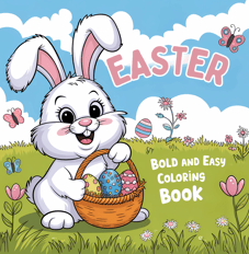 Easter Bold and Easy Coloring Book