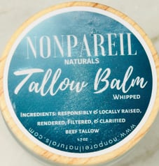 beef tallow all-natural skincare products